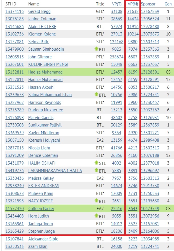 SFI Top 30 VPs December 19th 2013